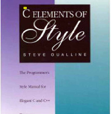 خرید و دانلود نسخه کامل کتاب C elements of style: the programmers style manual for Elegant C and C++ programs