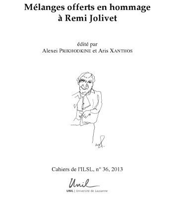 خرید و دانلود نسخه کامل کتاب Cahiers de l’ ILSL n° 36 :  Mélanges offerts en hommage à Remi Jolivet
