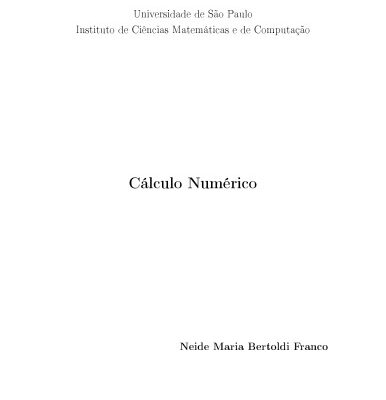 خرید و دانلود نسخه کامل کتاب Cálculo Numérico