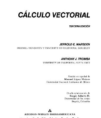 خرید و دانلود نسخه کامل کتاب Calculo vectorial