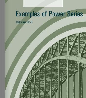 خرید و دانلود نسخه کامل کتاب Calculus 3c-3 – Examples of Power Series