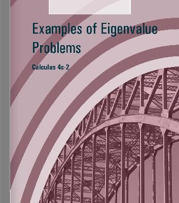 خرید و دانلود نسخه کامل کتاب Calculus 4c-2, Examples of Eigenvalue Problems