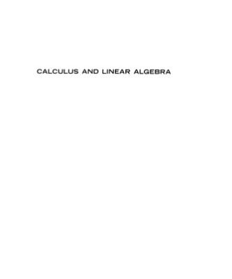 خرید و دانلود نسخه کامل کتاب Calculus and Linear Algebra. Volume 2: Vector Spaces, Many-Variable Calculus, and Differential Equations