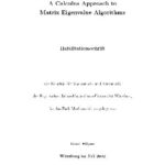 خرید و دانلود نسخه کامل کتاب Calculus approach to matrix eigenvalue algorithms