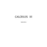 خرید و دانلود نسخه کامل کتاب Calculus III