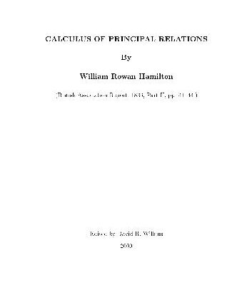 خرید و دانلود نسخه کامل کتاب Calculus of Principal Relations
