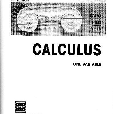 خرید و دانلود نسخه کامل کتاب Calculus – One Variable
