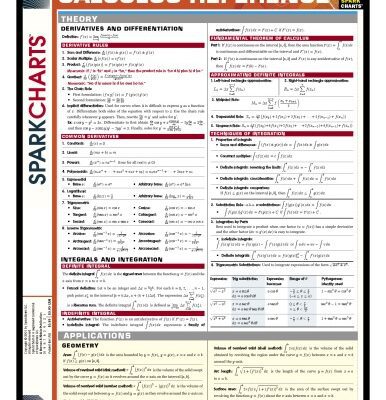 خرید و دانلود نسخه کامل کتاب Calculus Reference (SparkCharts)