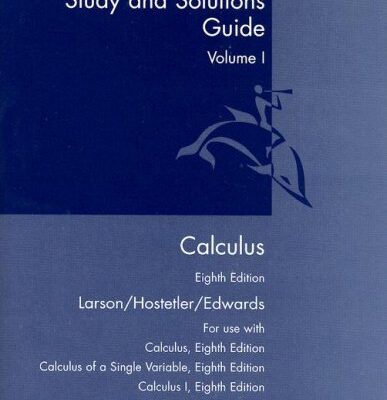 خرید و دانلود نسخه کامل کتاب Calculus: Study And Solutions Guide, 8th Edition (3 volume set)