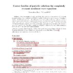 خرید و دانلود نسخه کامل کتاب Cantor families of periodic solutions for completely resonant nonlinear wave equations