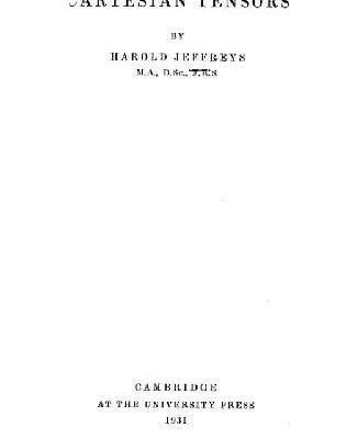 خرید و دانلود نسخه کامل کتاب Cartesian Tensors