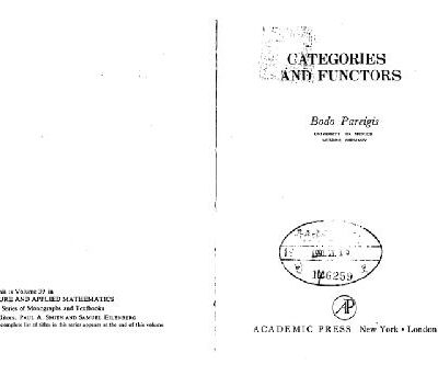 خرید و دانلود نسخه کامل کتاب Categories and functors