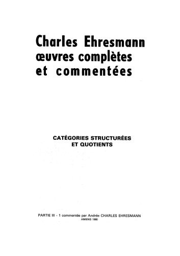 خرید و دانلود نسخه کامل کتاب Catégories structurées et quotients_68a7ea201eb7c.jpeg خرید و دانلود نسخه کامل کتاب Catégories structurées et quotients