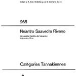 خرید و دانلود نسخه کامل کتاب Categories Tannakiennes