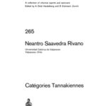 خرید و دانلود نسخه کامل کتاب Catégories Tannakiennes