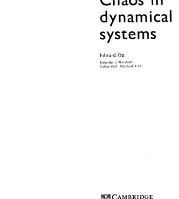 خرید و دانلود نسخه کامل کتاب Chaos in dynamical systems