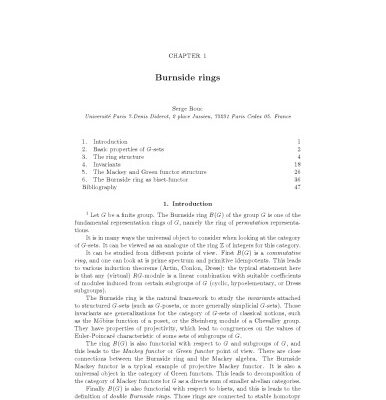 خرید و دانلود نسخه کامل کتاب Chapter 1: Burnside rings