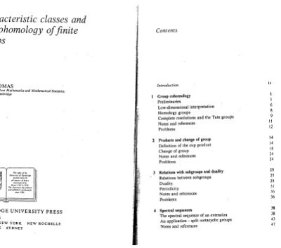 خرید و دانلود نسخه کامل کتاب Characteristic classes and cohomology of finite groups