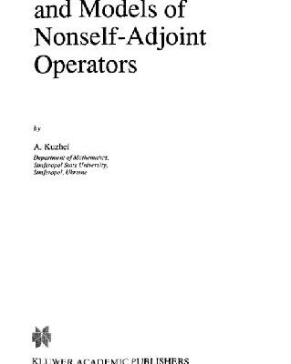 خرید و دانلود نسخه کامل کتاب Characteristic Functions and Models of Non-Selfadjoint Operators