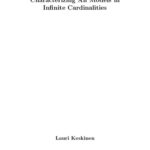 خرید و دانلود نسخه کامل کتاب Characterizing All Models in Infinite Cardinalities [PhD Thesis]