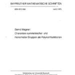 خرید و دانلود نسخه کامل کتاب Charaktere symmetrischer und monomialer Gruppen als Polynomfunktionen