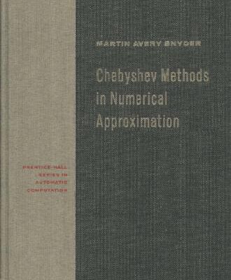 خرید و دانلود نسخه کامل کتاب Chebyshev methods in numerical approximation