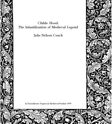 خرید و دانلود نسخه کامل کتاب Childe hood : the infantilization of medieval legend
