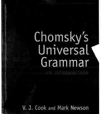 خرید و دانلود نسخه کامل کتاب Chomsky’s Universal Grammar: An Introduction, 3rd Edition