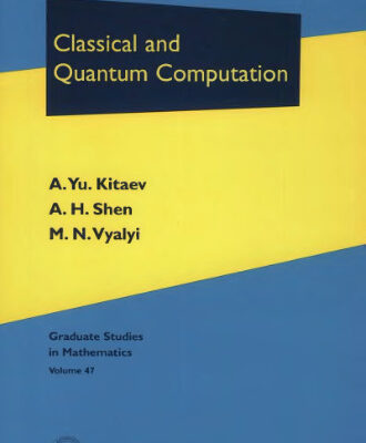 خرید و دانلود نسخه کامل کتاب Classical and quantum computation