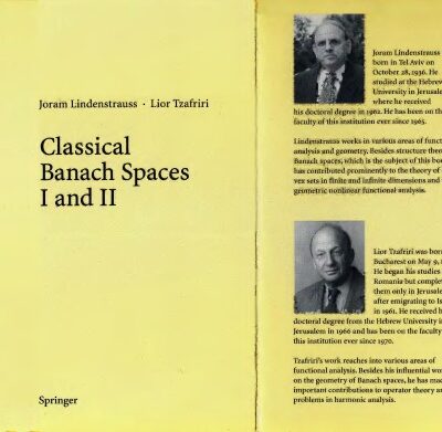 خرید و دانلود نسخه کامل کتاب Classical Banach spaces I and II