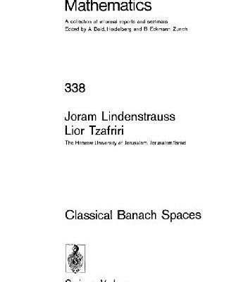 خرید و دانلود نسخه کامل کتاب Classical Banach Spaces