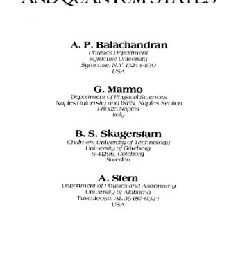 خرید و دانلود نسخه کامل کتاب Classical topology and quantum states