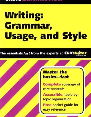 خرید و دانلود نسخه کامل کتاب Cliffs Quick Review – Writing Grammar, Usage and Style