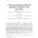 خرید و دانلود نسخه کامل کتاب Clustered Encouragement Designs with Individual Noncompliance Bayesian Inference with Randomization, and Application to Advance Directive Forms