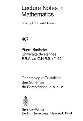 خرید و دانلود نسخه کامل کتاب Cohomologie Cristalline des Schemas de Caracteristique p > 0_6896f32edbe80.jpeg خرید و دانلود نسخه کامل کتاب Cohomologie Cristalline des Schemas de Caracteristique p > 0