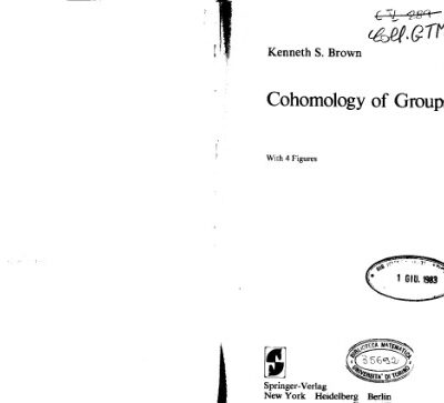 خرید و دانلود نسخه کامل کتاب Cohomology of Groups