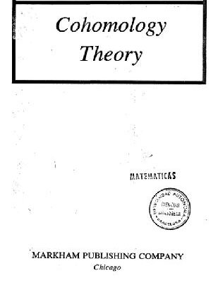 خرید و دانلود نسخه کامل کتاب Cohomology theory