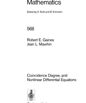 خرید و دانلود نسخه کامل کتاب Coincidence Degree and Nonlinear Differential Equations