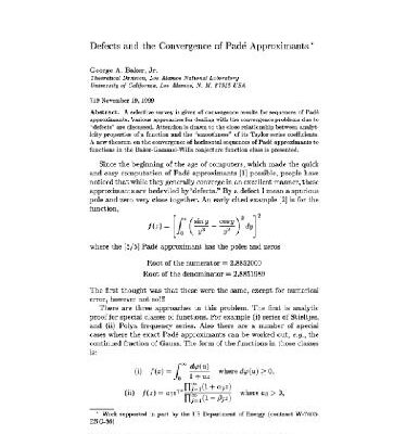 خرید و دانلود نسخه کامل کتاب Collection of reviews and papers on convergence of Pade approximants