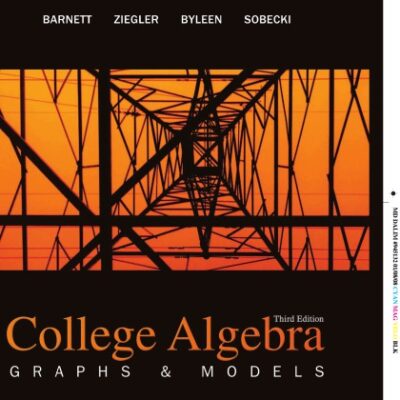خرید و دانلود نسخه کامل کتاب College Algebra – Graphs and Models