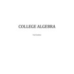 خرید و دانلود نسخه کامل کتاب College Algebra