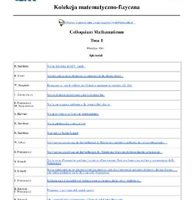 خرید و دانلود نسخه کامل کتاب Colloquium Mathematicum