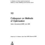 خرید و دانلود نسخه کامل کتاب Colloquium on Methods of Optimization