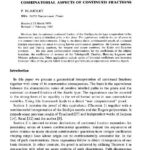 خرید و دانلود نسخه کامل کتاب Combinatorial aspects of continued fractions. 1980