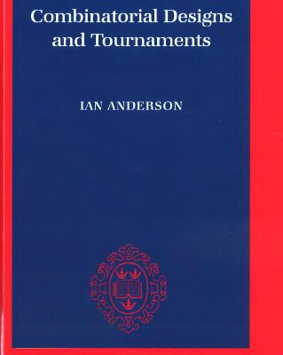 خرید و دانلود نسخه کامل کتاب Combinatorial Designs and Tournaments