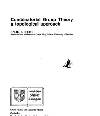 خرید و دانلود نسخه کامل کتاب Combinatorial group theory: A topological approach