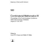 خرید و دانلود نسخه کامل کتاب Combinatorial Mathematics IV