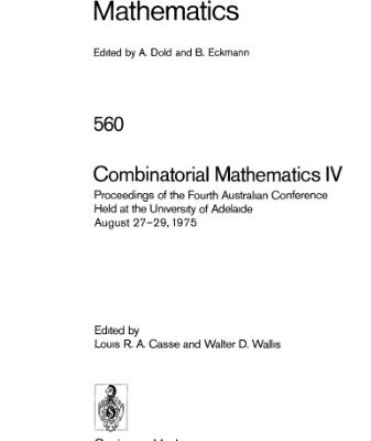 خرید و دانلود نسخه کامل کتاب Combinatorial Mathematics IV