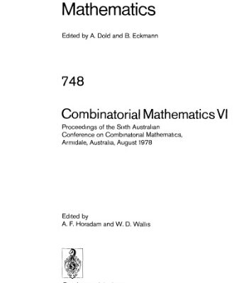 خرید و دانلود نسخه کامل کتاب Combinatorial Mathematics VI