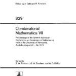 خرید و دانلود نسخه کامل کتاب Combinatorial Mathematics VII